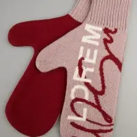 Варежки на заказ Mani, полушерсть, размер M