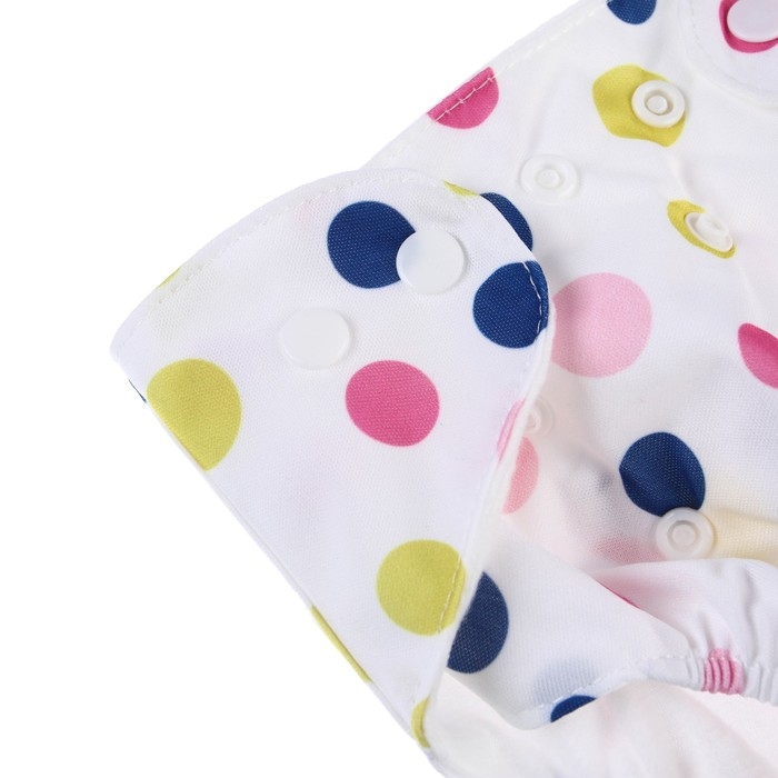 Трусики-подгузник, многоразовый, с вкладышем &laquo;Шарики&raquo;, Крошка Я
