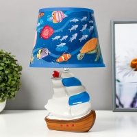 Настольная лампа "Корабль" Е14 15Вт 20х20х33 см RISALUX Настольная лампа "Корабль" Е14 15Вт 20х20х33 см RISALUX