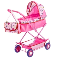 Коляска кукольная № 7, цвета МИКС