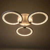 Люстра "Кунайо" LED 84W 3000-6500K ПДУ белый 63,5х63,5х7,5см Люстра "Кунайо" LED 84W 3000-6500K ПДУ белый 63,5х63,5х7,5см