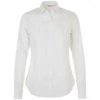 Рубашка женская Becker Women белый/темно-синий, размер XXL