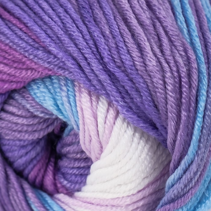 Пряжа "Adore Dream" 100% акрил антипиллинг 280м/100г (1056 фиолет-суровый)