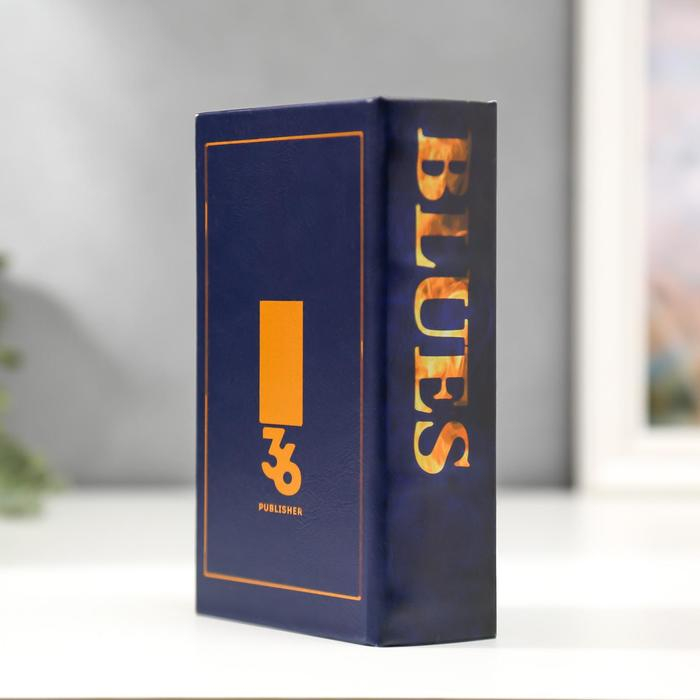 Сейф-книга дерево кожзам "Гитара. Блюз" 17х11х5 см