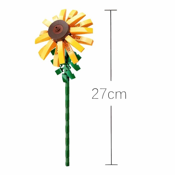 Конструктор Цветы «Подсолнух», 101 деталь Конструктор Цветы «Подсолнух», 101 деталь