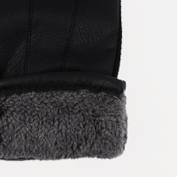 Перчатки мужские, безразмерные, с утеплителем, цвет чёрный Перчатки мужские, безразмерные, с утеплителем, цвет чёрный