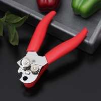 Нож консервный Доляна «Волна», 20 см, цвет красный Нож консервный Доляна «Волна», 20 см, цвет красный