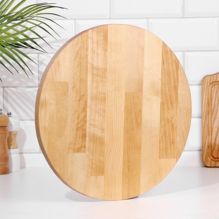 Доска разделочная и сервировочная Доска разделочная и сервировочная "Круг" большая D=35