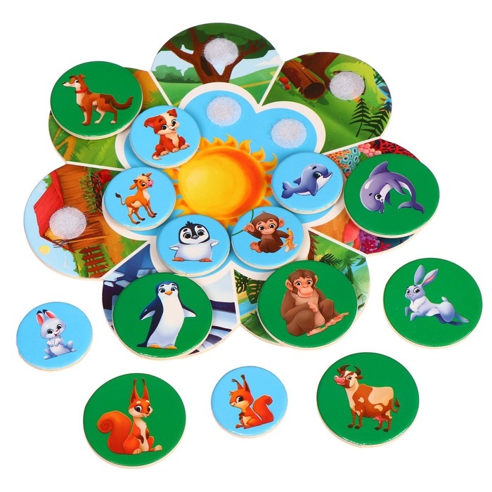 Игрушка на липучках &laquo;Мама, малыш, жилище&raquo;