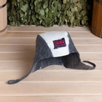 Шапка - ушанка для бани "Танки грязи не боятся" Шапка - ушанка для бани "Танки грязи не боятся"