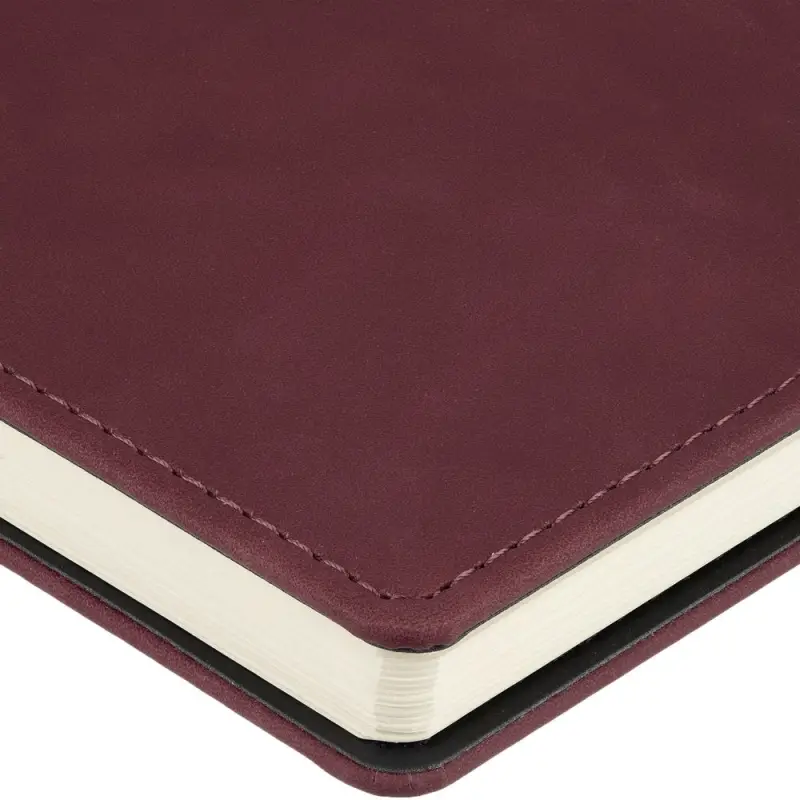 Ежедневник Spring Urban на заказ, недатированный, бордовый