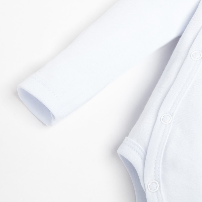 Боди детское с длинным рукавом Крошка Я Боди детское с длинным рукавом Крошка Я "Little Boss", рост 74-80 см, цвет белый