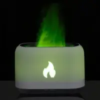 Увлажнитель-ароматизатор Fire Flick с имитацией пламени, белый Увлажнитель-ароматизатор Fire Flick с имитацией пламени, белый