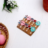 Прищепки декоративные с веревкой для подвеса &laquo;Вдохновение&raquo; набор 10 шт.