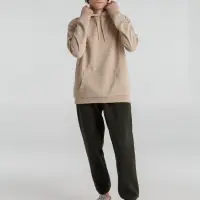 Толстовка с капюшоном унисекс Hoodie, бежевая, размер XS