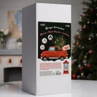 Светодиодная фигура &laquo;Фонарь с Дедом Морозом и снеговиком&raquo; 18 &times; 41 &times; 18 см, пластик, батарейки ААх3 (не в комплекте), USB, свечение белое