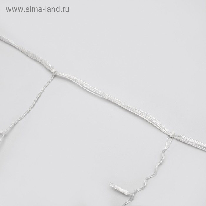 Гирлянда &laquo;Бахрома-арка&raquo; 2.5 &times; 1.2 м с насадками &laquo;Звёзды&raquo;, IP20, прозрачная нить, 136 LED, свечение тёплое белое, 8 режимов, 220 В