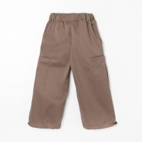 Брюки-карго для девочки KAFTAN р. 38 (146-152 см), цвет серо-бежевый Брюки-карго для девочки KAFTAN р. 38 (146-152 см), цвет серо-бежевый