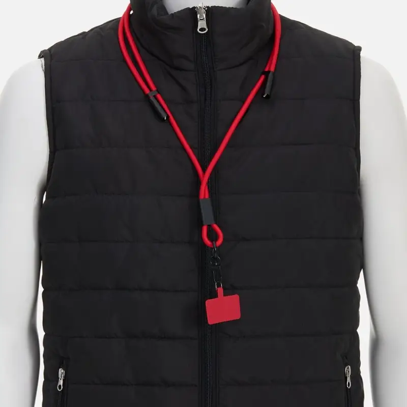 Кабель-ланьярд energyFlex Power Delivery 60 Вт, красный