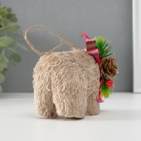 Сувенир подвеска "Мишка с ёлочным венком на шее" 11,5х5,5х8 см Сувенир подвеска "Мишка с ёлочным венком на шее" 11,5х5,5х8 см