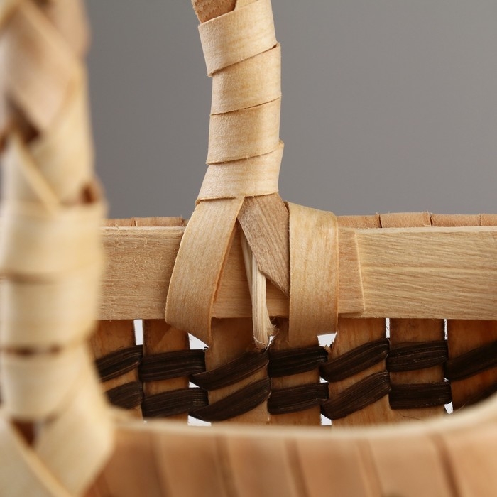 Корзина плетеная, 27,5 x 11 x 13/26 см, секвойя Корзина плетеная, 27,5 x 11 x 13/26 см, секвойя