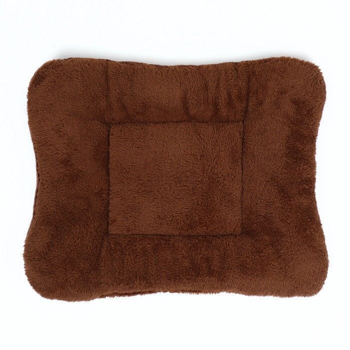 Матрас для животных, двухсторонний, 67 х 53 см, коричневый