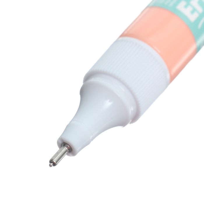 Ручка-корректор 4 мл, ErichKrause Pastel Bloom, с металлическим наконечником, экономичный расход, на основе растворителя, МИКС Ручка-корректор 4 мл, ErichKrause Pastel Bloom, с металлическим наконечником, экономичный расход, на основе растворителя, МИКС