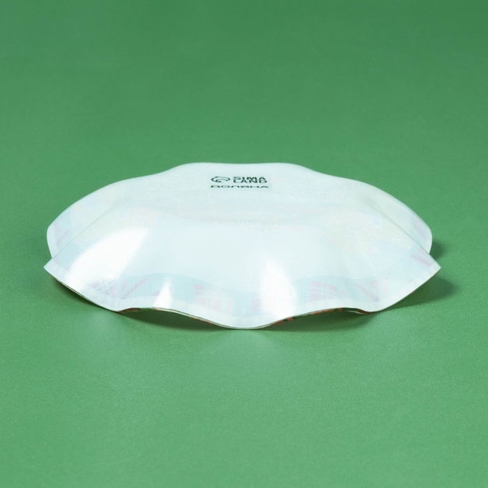 Салатник стеклянный Доляна &laquo;Новогоднее настроение&raquo;, 400 мл, 19&times;3,7 см