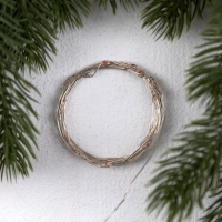 Гирлянда «Нить» 2 м роса. IP20, нить серебристая, 20 LED, 4.6 В, AG13x3 (в комплекте), 3 режима, свечение красное Гирлянда «Нить» 2 м роса. IP20, нить серебристая, 20 LED, 4.6 В, AG13x3 (в комплекте), 3 режима, свечение красное