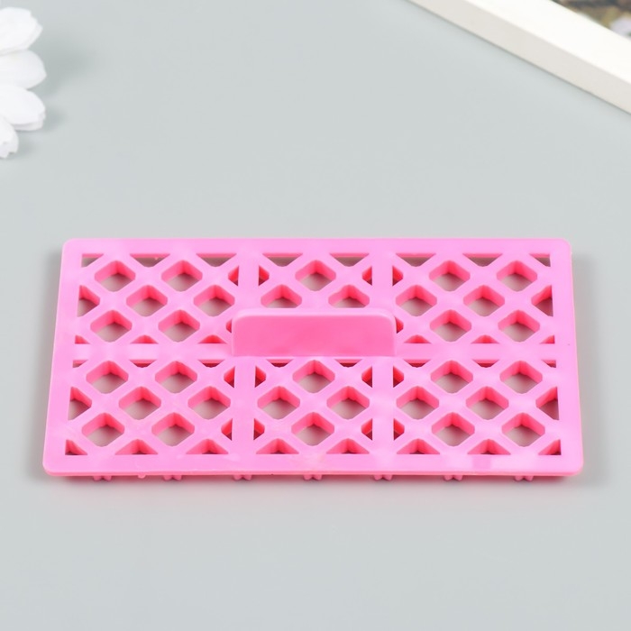 Штамп пластик Штамп пластик "Ромб с бабочками" 12,8х7.5 см