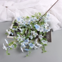 Цветы искусственные "Свинчатка плюмбаго" 87 см, голубой Цветы искусственные "Свинчатка плюмбаго" 87 см, голубой