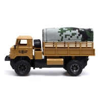 Грузовик радиоуправляемый &laquo;Военный&raquo;, работает от аккумулятора, цвет коричневый