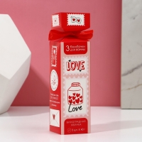 Подарочный набор косметики Love, бомбочки для ванны 3 х 40 г, ЧИСТОЕ СЧАСТЬЕ Подарочный набор косметики Love, бомбочки для ванны 3 х 40 г, ЧИСТОЕ СЧАСТЬЕ