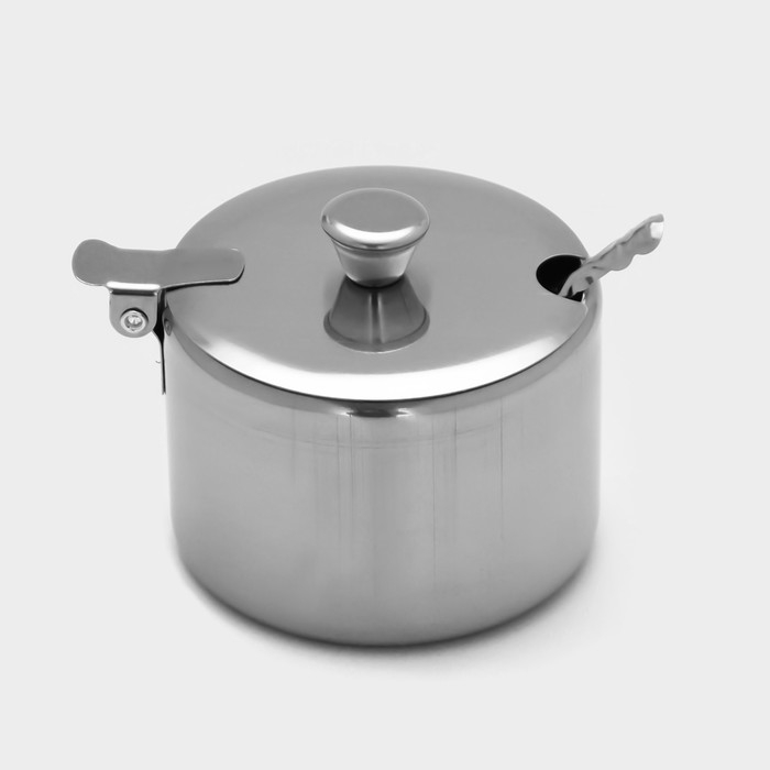 Сахарница из нержавеющей стали &laquo;Бьёрн&raquo;, 200 мл, 7,5&times;5,4 см