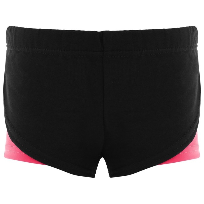 Шорты для гимнастики и танцев Grace Dance, р. 34, цвет чёрный/коралл
