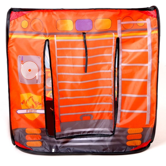 Палатка детская игровая «Пожарная машина» 70 × 70 × 110 см Палатка детская игровая «Пожарная машина» 70 × 70 × 110 см
