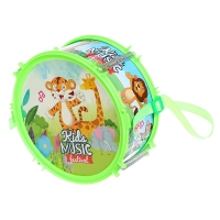 Барабан &laquo;Весёлые зверята&raquo;, цвета МИКС