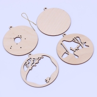 Заготовки для творчества. Деревянная ёлочная подвеска «Новый год! Лисёнок» Заготовки для творчества. Деревянная ёлочная подвеска «Новый год! Лисёнок»