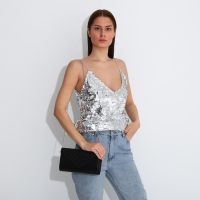 Сумка-клатч на клапане, цвет чёрный Сумка-клатч на клапане, цвет чёрный