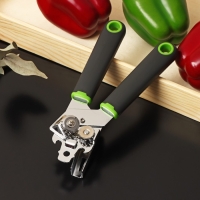 Нож консервный Доляна Lime, 20×5 см, цвет чёрный Нож консервный Доляна Lime, 20×5 см, цвет чёрный