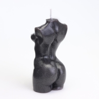 Свеча фигурная "Женский силуэт", 10 см, черная Свеча фигурная "Женский силуэт", 10 см, черная