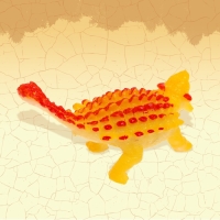 Набор животных «Мир динозавров», 6 фигурок, карта Набор животных «Мир динозавров», 6 фигурок, карта