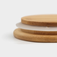 Крышка для ёмкостей Доляна, d=8,8 см (7 см), бамбук Крышка для ёмкостей Доляна, d=8,8 см (7 см), бамбук