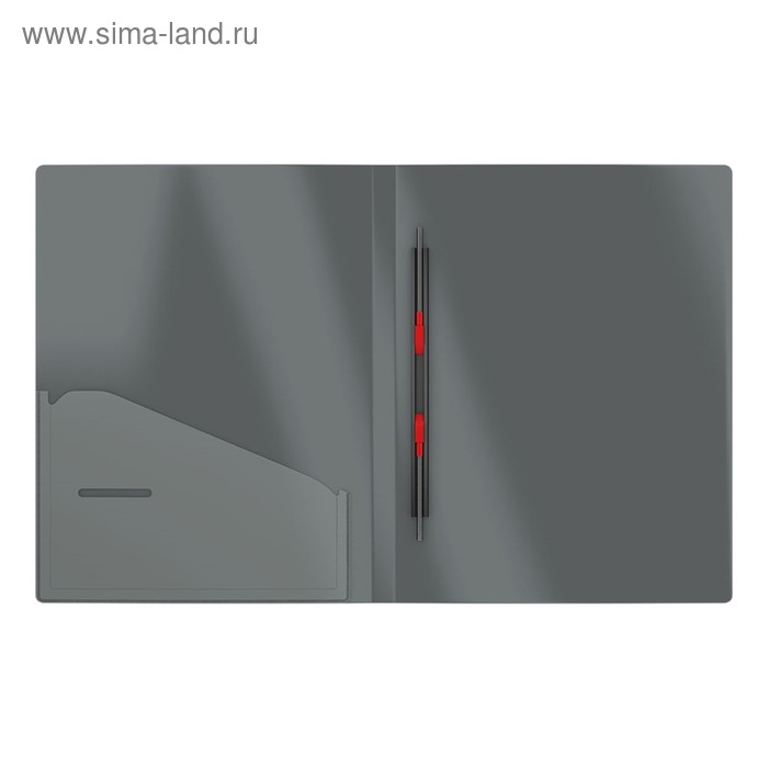 Папка с пружинным скоросшивателем А4, 600 мкм, корешок 17 мм, ErichKrause Megapolis, до 150 листов, микс