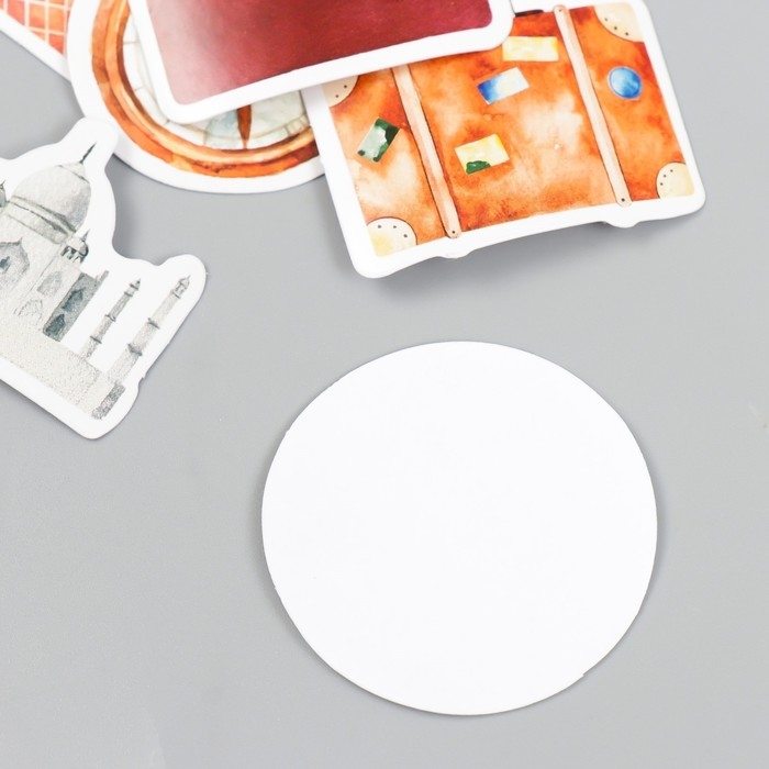 Наклейки для творчества Наклейки для творчества "Набор путешественника" набор 46 шт 4,4х4,4х1,1 см