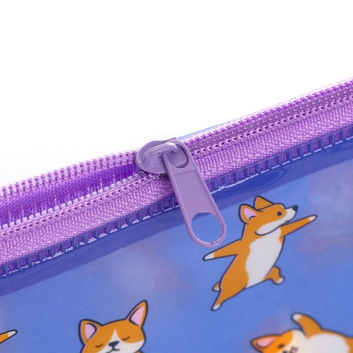 Пенал школьный мягкий плоский 9,5 х 20,5 ПВХ &laquo;1 сентября: Пупсики&raquo; МИКС