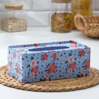 Салфетница &laquo;Поле&raquo;, 25&times;13,5&times;9,5 см, цвет голубой