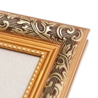 Фоторамка пластик 40х40 см, золото (пластиковый экран)