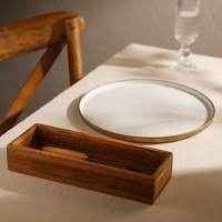 Подставка из дуба для столовых приборов и специй Sima-Land Home, 27&times;10&times;5 см