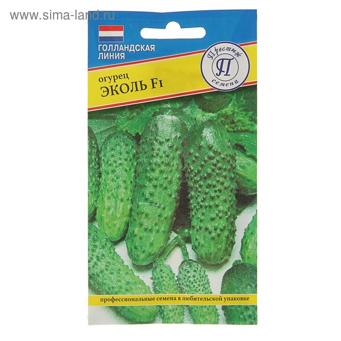 Семена Огурец Семена Огурец "Эколь" F1, раннеспелый, партенокарпический, 10 шт